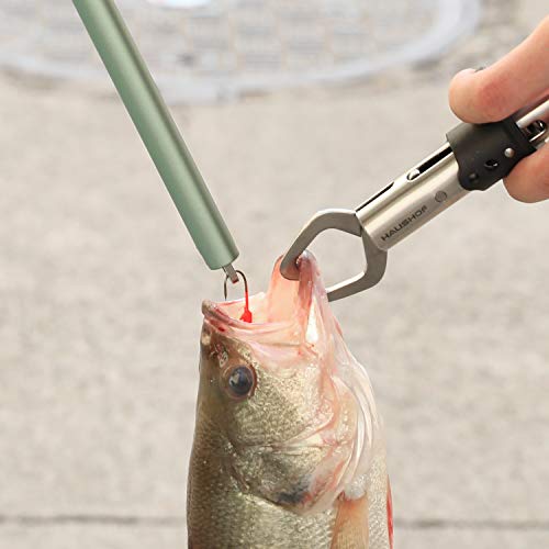 HAUSHOF Fishing Tool Kit, Aluminum Fishing Pliers, Stainless Steel Fish Lip Gripper, Fish Hook Remover with Safety Coiled Lanyard and Sheath, Gifts for Men Women - Image 6