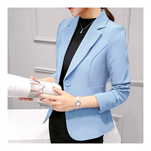 HXSZWJJ Donne blazer nero formale Blazers Lady