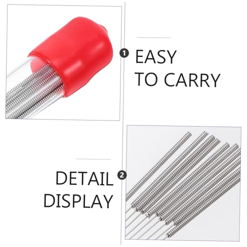 Agujas de limpieza PRETYZOOM de 60 piezas para solucionar problemas de extrusion en 3D 3