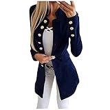 👑👚Einfach Zusammenzubringen: Der modische Mantel passt gut zu Stiefeln und passt perfekt zu deinen bequemsten Jeans oder Leggings. Geeignet für das ganze Jahr. Groß für Gelegenheits-, formelle, Geschäftskleidung und andere spezielle Fälle. Ob für einen lässigen oder einen professionellen Look, dieser Anzug macht Sie definitiv umwerfend.college