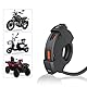 Motorrad USB Ladegerät 12V/24V mit QC3.0 & USB-C PD 20W Schnellladung, Voltmeter LED Anzeige, EIN/Aus Schalter, wasserdicht IP66, für Handy, Navi, GoPro – Motorrad, Roller, ATV, Boot