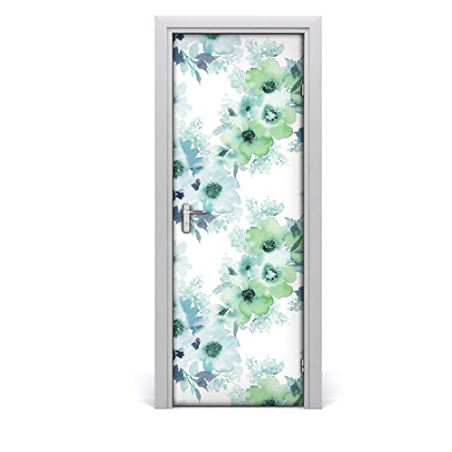 Vinilo para puerta de 70x200 cm autoadhesivo e impermeable con diseño de pétalos florales Coloray 2