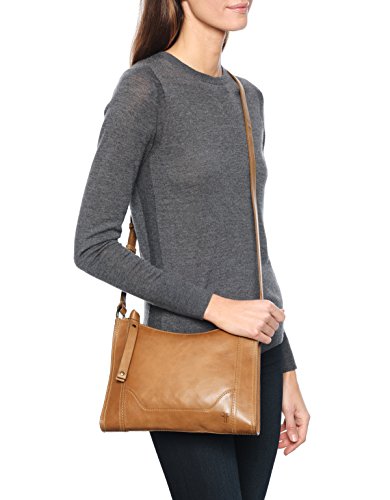 Image of Frye Women's Melissa Zip Crossbody Bag, Stylish Handbag with Adjustable Strap & Pockets