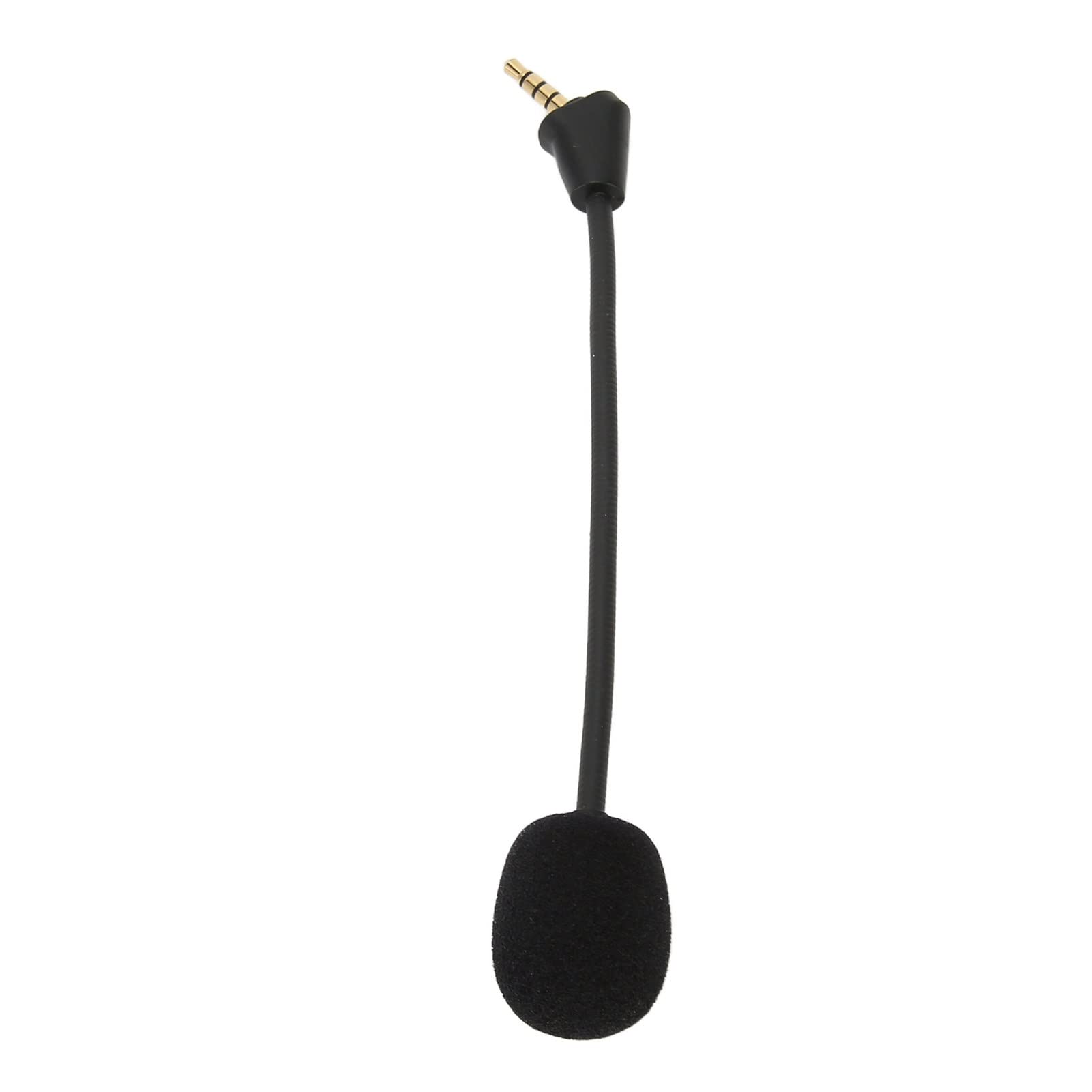 Detachable 3.5mm Mic Replacement with Flexible Arm for Hyper X Cloud II Wireless, for Cloud Core, Pro Silver, Cloudx
