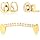 Grillz for Teeth Women Men,Gold Plated Hip Hop Teeth Grills Set, Bling Gem Rapper Jewelry for Music Festival, Stage Performance,Halloween, Cosplay, Rapper Look - 8