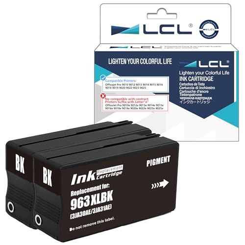 HP 963XL cartouche noire haute performance LCL pour des textes nets et précis