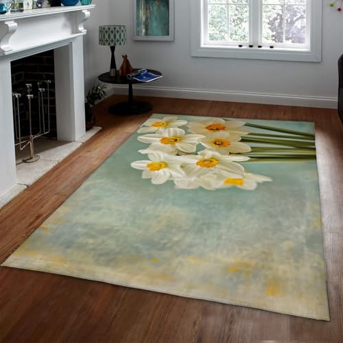 Tapis jonquille antidérapant et lavable pour sécuriser et embellir le sol