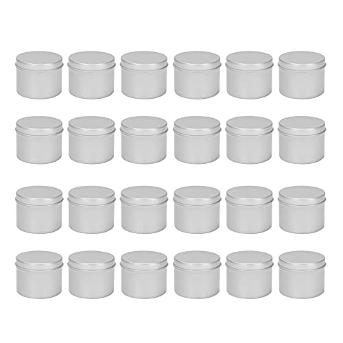 Juwacoo Lot de 24 boîtes rondes Cover