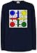 Urban Backwoods Parcheesi Board Kinder Kids Mädchen Jungen Langarm T-Shirt Blau Größe 10 Jahre