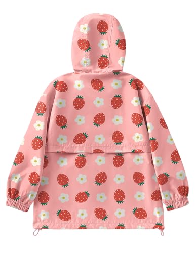 Avoogue Toddler Rain Jacket Windbreaker Lined Raincoat Waterproof Hooded Lightweight Rain Coats With Pockets 4-12T - Image 6