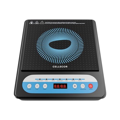 Image of CELLECOR ICT04CE Induction Cooker | 2000W | Fast Cooking | Digital Display