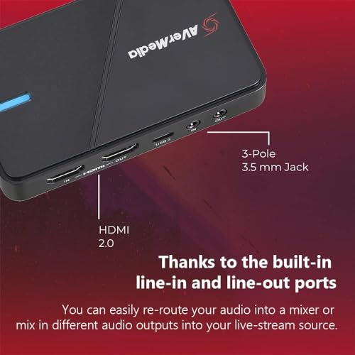 Carte de capture HDMI AVerMedia GC551G2 blanc, boîtier d'acquisition vidéo pour console et PC
