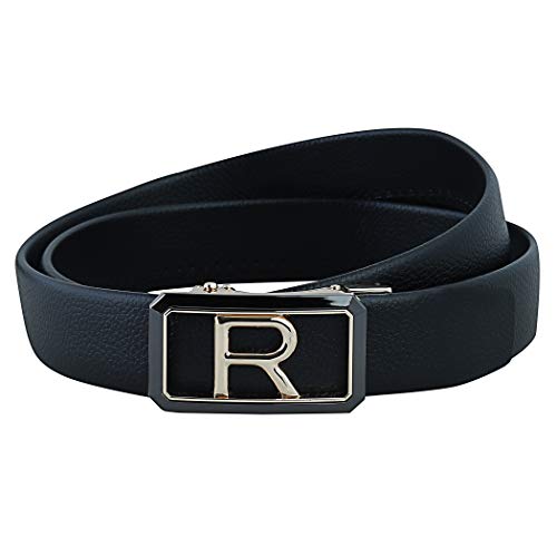 Image of Zacharias Men's Faux Leather Belt Automatic R Buckle ASG-18 (Black;Free Size)