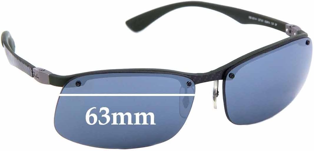 Sunglass Fix Replacement Sunglass Lenses Compatible with Ray-Ban RB8314 63mm