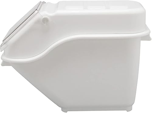 Miniatura 9 de Restaurantware Met Lux - Contenedor de ingredientes de 6 galones con tapa, contenedor de almacenamiento de alimentos, con cuchara medidora,