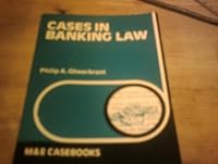 Cases in banking law (The M. & E. casebook series) 0712103597 Book Cover