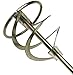 SDS Spiral Mixing Paddle Paint and Mud Mixer Mixer Whisk for Drill in 1 to 5 gallon buckets Fits all Standard (size: 4 inch x 20 inch, around 100mm x500mm)