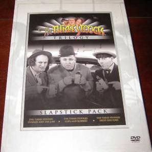DVD The Three Stooges Trilogy- Slapstick Pack Book