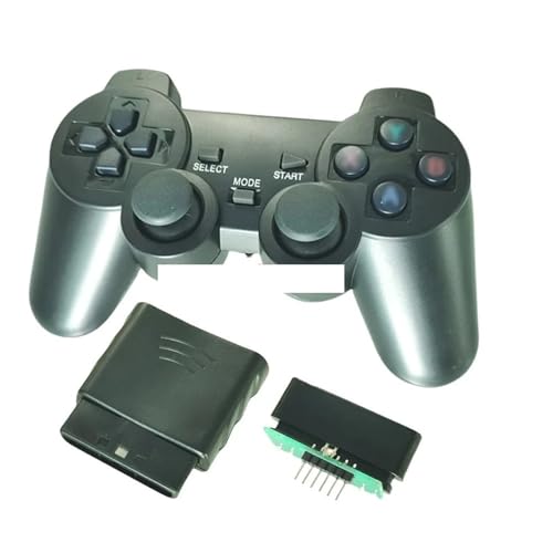 SAANICH Gamepad wireless for controller maniglia Arduino PS2 for console Playstation 2 Joystick doppia vibrazione Shock Joypad Raspberry Pi(RED)