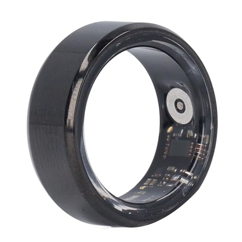 Depisuta Smart Ring Health, IP68 Bluetooth Smart Health Ring Fitness Sleep, 7 Days Battery Life Rechargeable Fitness Rings Pedometer for Men Women