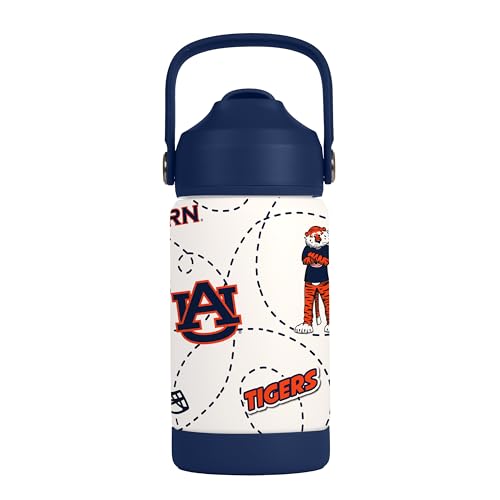 Image of Logo Brands NCAA Mascot Stainless-Steel Kids Bottle -Soft Silicone Mouthpiece, Easy To Carry, Kid-Friendly Design- Great For School & On-The-Go