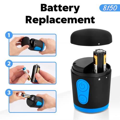 Penis Pump, Electric Penis Vacuum Pump - Automatic Vacuum Penis Enlargement Extend Pump With 3 Suction - Men Sex Toys - Pumps & Enlargers, Penis Pump For Male Masturbation - Sex Toy Blue #TOP5