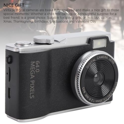 Cámara digital compacta portátil 4K con zoom 16X 32GB miniatura 6