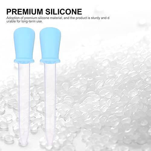 DOITOOL Conta-gotas de medicina líquido bucal para crianças, 6 peças, cores sortidas