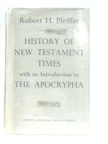History of New Testament Times B0017U05L6 Book Cover