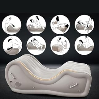 Cugzue Canapé Gonflable Fauteuil inclinable, utilisable en Position Assise ou allongée,Sofa7