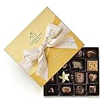 Godiva Chocolatier Assorted Chocolate Gold Gift Box, Thank You Ribbon, 19 Pieces