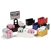 Carlisle FoodService Products Sugar Caddy for Kitchens, Plastic, 20 Packets, Black, Small