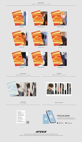 Álbum de Fotos ATEEZ GOLDEN HOUR: Part.3 [Versión Random POCAALBUM] + Beneficios de Preorden + Merch Digital Exclusivo BolsVos miniatura 4
