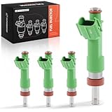 A-Premium Set of 4 Fuel Injectors Compatible with Toyota Camry 2010-2017, RAV4 2009-2018, Highlander 2009-2019, Sienna 2011-2013, Avalon 2013-2018, Venza 2009-2015 & Scion tC & Lexus ES300h, NX300h