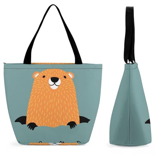 Sac de shopping ours de dessin animé pour femme finies les affaires perdues