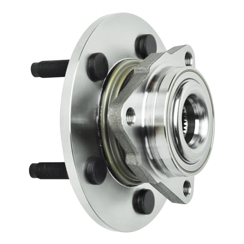 Image of Detroit Axle - 5 Lug Front Wheel Bearing Hubs for 2006 2007 2008 Dodge Ram 1500, Wheel Bearing and Hubs Assembly Replacement