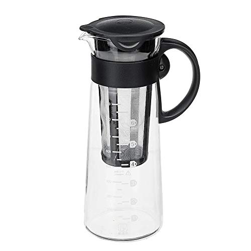 LNYJ Birra Portatile Birra Calda o Fredda Filtro a Doppio Uso Caffettiera e teiera caffè Espresso caffè Freddo Macchina da caffè Percolatori in Vetro Filtro salvagoccia per caffè Regalo