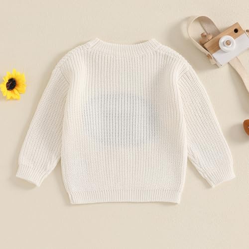 Toddler Baby Boys Football Sweaters Winter Warm Jumpers Clothes Long Sleeve Rugby Embroidery Knitted Pullover Tops2