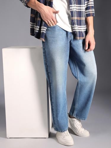 Image of HIGH Star Men's Regular Fit Mid Rise Jeans