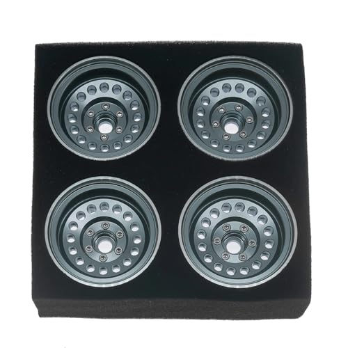 Jante en aluminium 1.9 pour Axial SCX10, idéale pour le trail en forêt