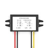 EBILUN 12V Stabilizzatore di Tensione Veicolo Montato 5-32V a 12VDC-DC Adattatore di Alimentazione Convertitore Boost Automatico e Modulo di Tensione Inferiore (2A)