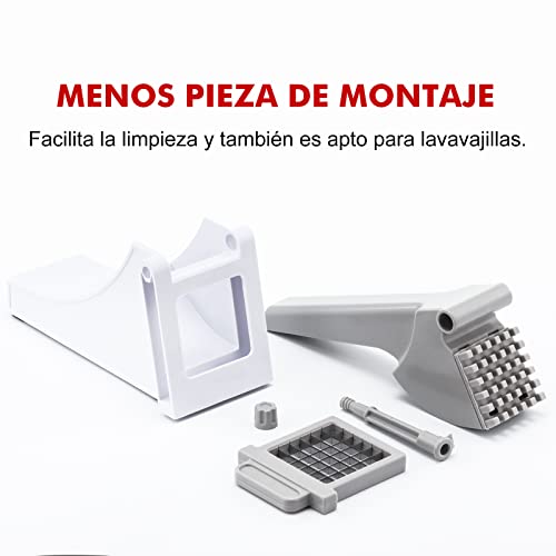Miniatura 8 de Cortador De Patatas Fritas, Cortador De Patatas De Fácil Limpieza Y Corte, Cortador De Patatas Fritas Perfecto Para Verduras Y Frutas