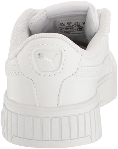 PUMA Carina 2.0 Sneaker, White White Silver, 3 US Unisex Little Kid | Image 2