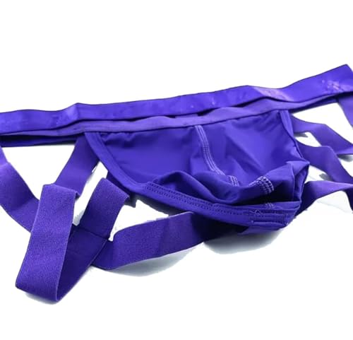 Jockstrap for Men Mens Thong Men's Jockstrap Underwear Low Waist Breathable Athletic Supporter Jock Straps Hollow3