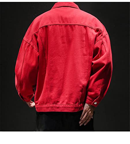 SaoBiiu Denim Jackets For Men Long Sleeve Jean Jacket Autumn Casual Loose Coats2