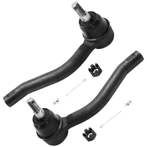 Image of Detroit Axle - 10pc RWD Front Struts Kit for 2006-2007 INFINITI M35, 2 Struts with Coil Spring 2 Upper Control Arms with Ball Joint 2 Sway Bar Links 4 Outer Inner Tie Rod Ends Replacement Suspension