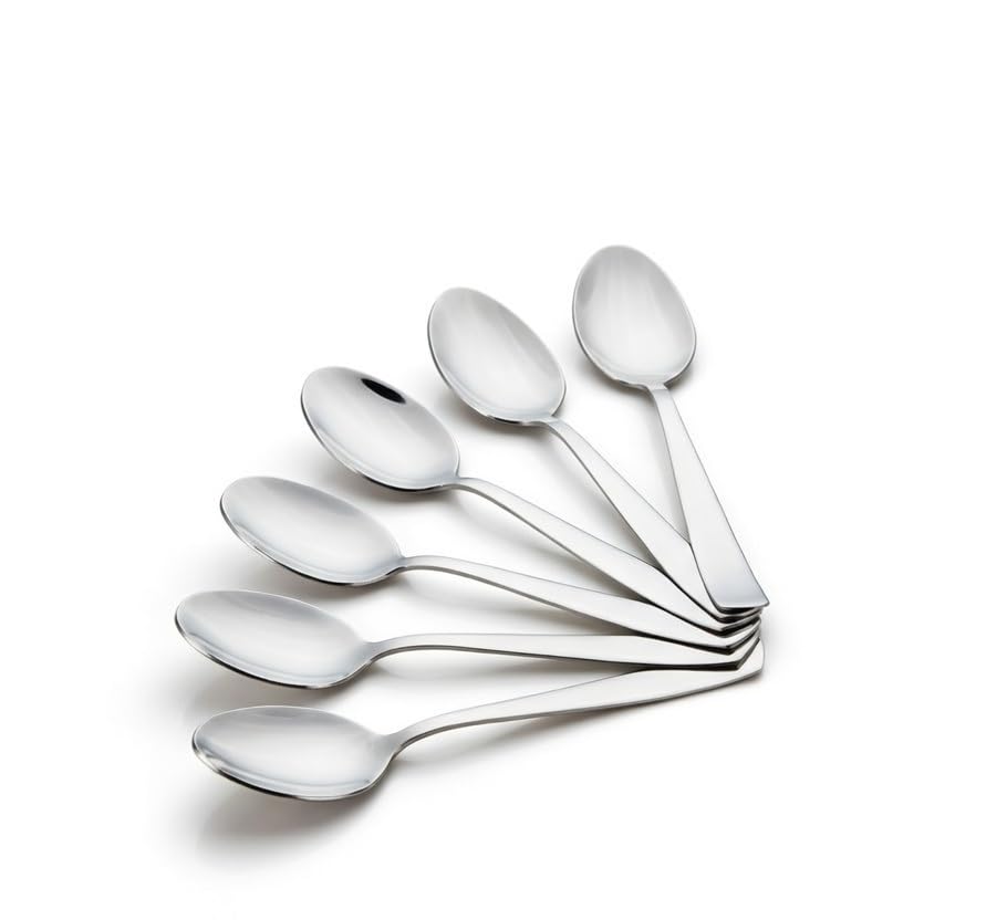 Image of Kanshita's Rasoiware Stainless Steel Tea Spoon Set | Pack of 6 | Durable & Food-Grade Cutlery