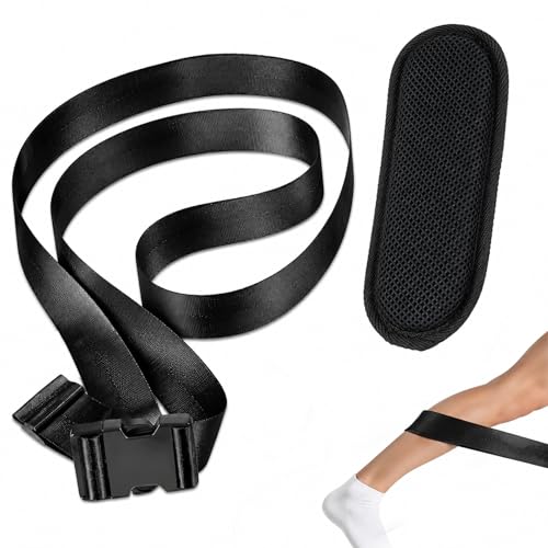 Adjustable PT Stretching Strap with Cushion Pad