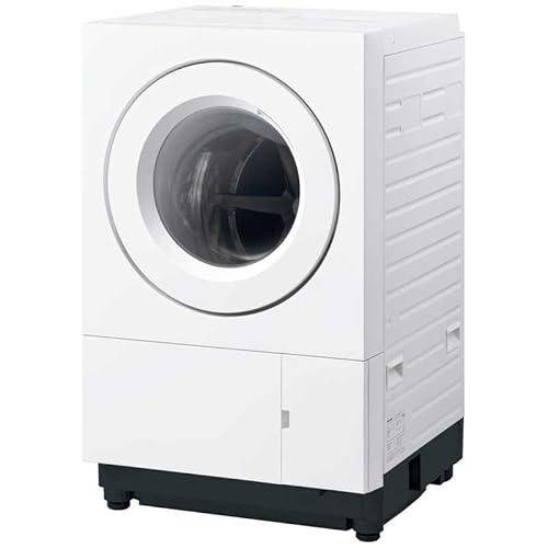 パナソニック ドラム式洗濯乾燥機 幅60cm 洗濯10kg/乾燥5kg 左開き NA-SD10UBL-W マットホワイト 液体洗剤・柔軟剤自動投入 スゴ落ち泡洗浄 低温風パワフル乾燥 スマホで洗濯 コンパクト