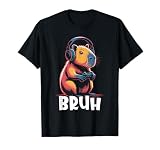 Bruh Video Games Boys Capybara T-Shirt